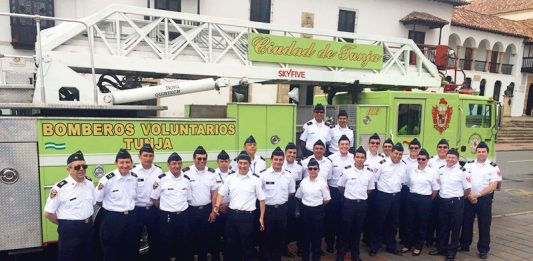 Valoran el trabajo de Bomberos Tunja