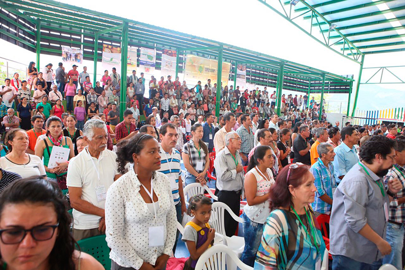 Fuente: "Primer Foro de la reconciliación para el desarrollo rural."San Pablo Borbur 10 de marzo