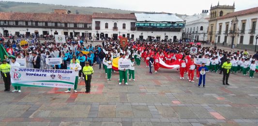 Alcaldía de Tunja inaugura la fase municipal de los Juegos Intercolegiados Supérate 2017