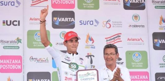 Nelson Soto gana tercera etapa de la Vuelta a Colombia
