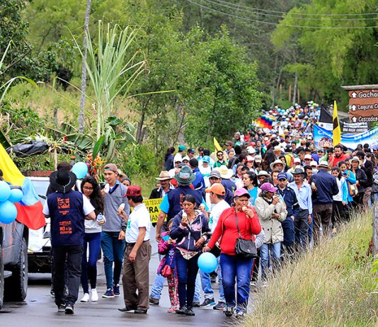 «Esta explotación, bajo ninguna condición»: Gachantivá marcha contra la minería