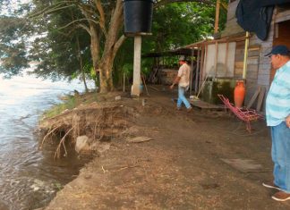 Crece el río y crece la angustia de cientos de familias en Puerto Boyacá