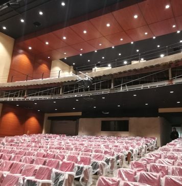 Teatro Suárez a punto de ser terminado