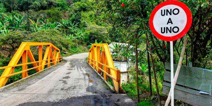 Una de las vías que se va a intervenir con recursos de Contrato Plan Bicentenario, va a ser Puente Camacho - Garagoa FOTO / Hisrael Garzonroa - EL DIARIO