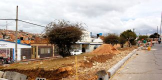 Avanza la construcción de andenes en la capital boyacense