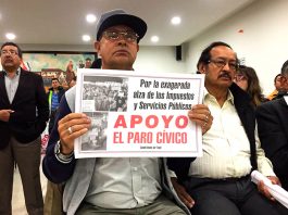 Amenaza latente de paro cívico en Tunja