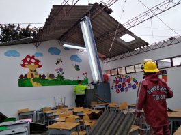 Cuatro menores afectados por caída de techo en el Silvino Rodríguez de Tunja