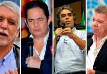 Fajardo y Vargas superarían votaciones de Peñalosa y Santos en Boyacá