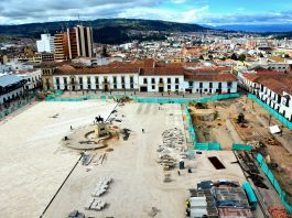En veremos entrega de obras de remodelación del Centro Histórico en Tunja
