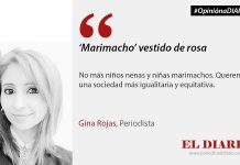 ‘Marimacho’ vestido de rosa