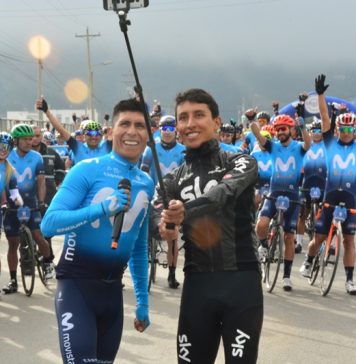 Nairo inauguró las fiestas de fin de año con el Gran Fondo de las Alturas