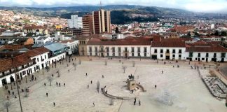 Obras del centro histórico de Tunja avanzan en un 50%