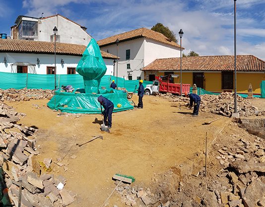 Trabajan contrarreloj para entregar obras del Centro Histórico