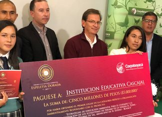 Corpoboyacá exaltó el trabajo de los boyacenses protectores del medio ambiente