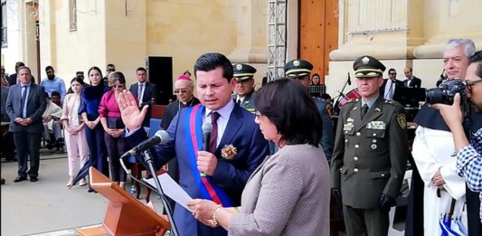 Imponente posesión de Wilmar Triana en Chiquinquirá