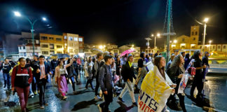 Un capturado y un policía herido, el balance de la jornada de protestas en Tunja