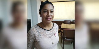 Una deportista en la gerencia del IERD de Duitama