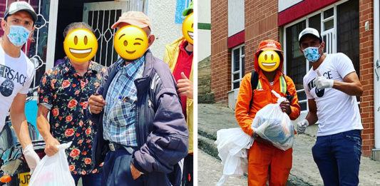 El gesto que aplauden a Juan Mahecha ‘ruanitas’ para luchar contra el COVID-19