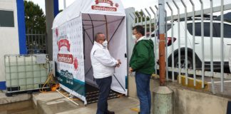 Hospital Regional de Sogamoso cuenta con túnel de desinfección