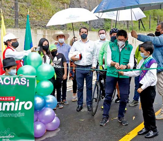 Inauguran vía El Salitre-Somondoco