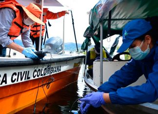 Ocho metales pesados analizados en el Lago de Tota