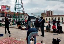 Fúnebre navidad para los trabajadores de la cultura en Tunja