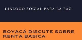 Boyacá discute sobre la renta básica