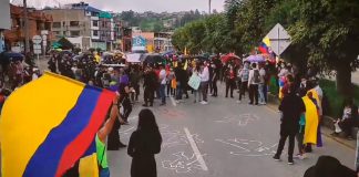 En Paipa marchas pacíficas y acompañadas por el Alcalde