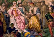 Don Cristóbal Colón y Doña Isabel de Castilla