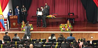 Facultad de Ciencias agropecuarias de la UPTC realizó ceremonia de grado presencial