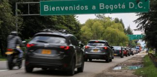Un carril menos para ingresar a Bogotá