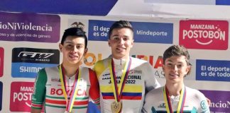 Robert Plazas, plata en los 3000 metros del Nacional Juvenil de Ciclismo
