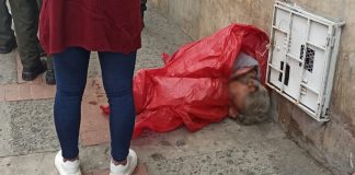 ¿Una mujer murió de hambre en las calles de Tunja?