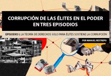 Corrupción de las élites en el poder en tres episodios: Episodio I. La teoría de derechos solo para élites sostiene la corrupción