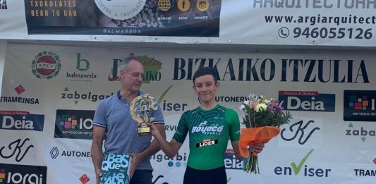 Martínez en el Top 10 de la Bizkaiko Itzulia