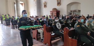 A esta hora en Tunja celebración eucarística en honor a los policías asesinados en el país