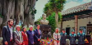 Homenaje en 239 años del natalicio del libertador Simón Bolívar en Duitama