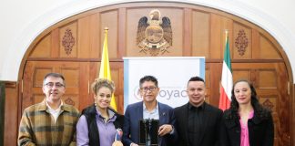 Andrea Ramírez recibió reconocimiento por parte del Gobernador de Boyacá