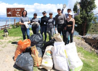 Cerca de 2 toneladas de residuos se recogieron en el Lago de Tota