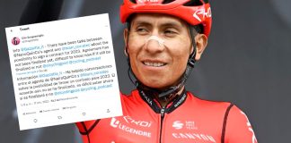 Se acaba el misterio, Nairo se iría para Italia