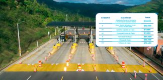 Aumentan tarifas peaje Machetá