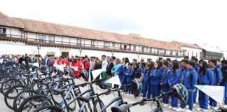 Con ‘Biciune’ entregaron 100 bicicletas