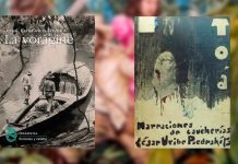 Arturo Cova (La vorágine) y Antonio de Orrantia (Toá)