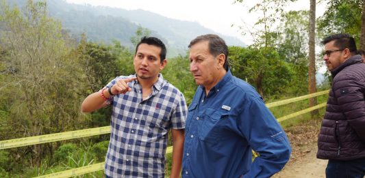 Precandidato a la Gobernación, Fabián Rojas, el protagonista en la visita del INVIAS a Boyacá