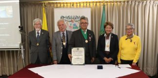 Academia Colombiana de Ciencias Exactas condecoró al Rector de la UPTC