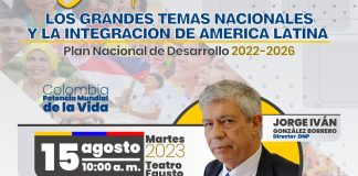 Grandes temas nacionales y la integración de América Latina, Conferencia UPTC: En Vivo