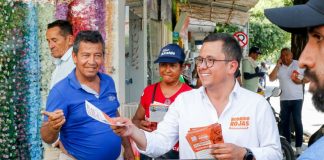 Rodrigo Rojas en recorrido por Puerto Boyacá