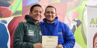 Amaya y Carrero recibieron apoyo del Partido Mira