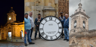 La iglesia San Miguel Arcángel de Paipa ahora tiene reloj electrónico