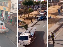 ‘Operación avispa’ de los chupas de tránsito en cercanías del Hospital San Rafael en Tunja